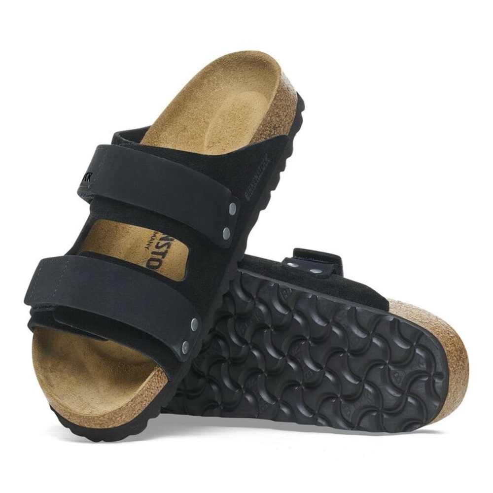 Birkenstock Uji Nubuck-Suede Leather - Black